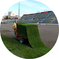 Installation of Natural Grass